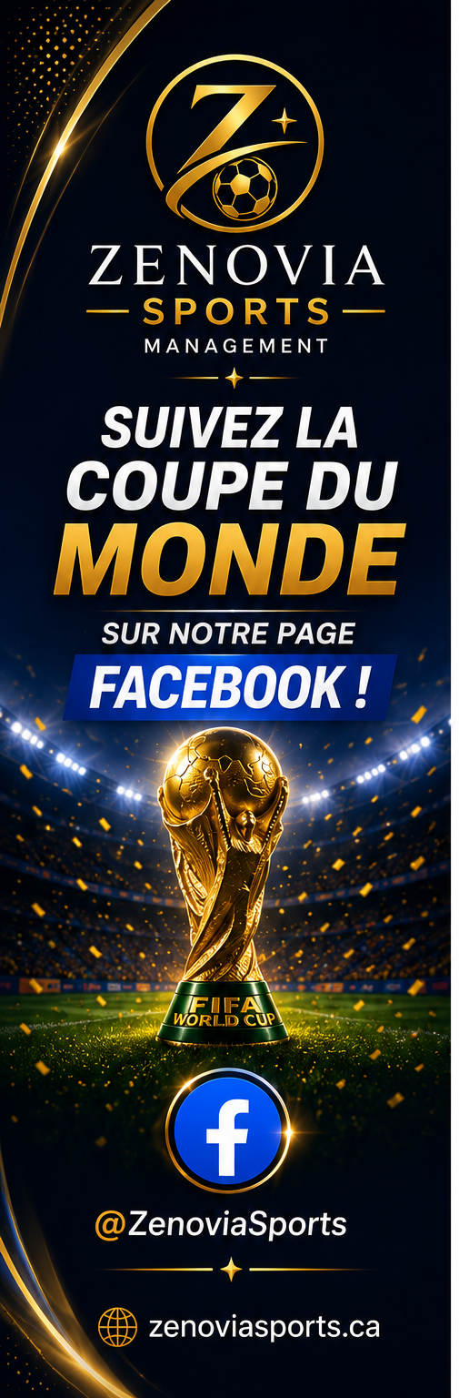 Zenovia Sports — Suivez la Coupe du Monde sur notre page Facebook @ZenoviaSports